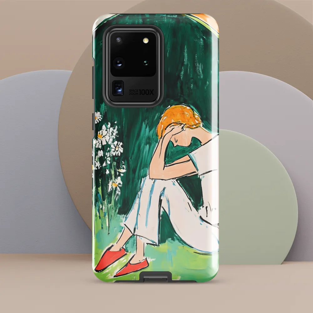 Silent Sorrow | Phone Case |  S20 Ultra | Tough Case | Glossy