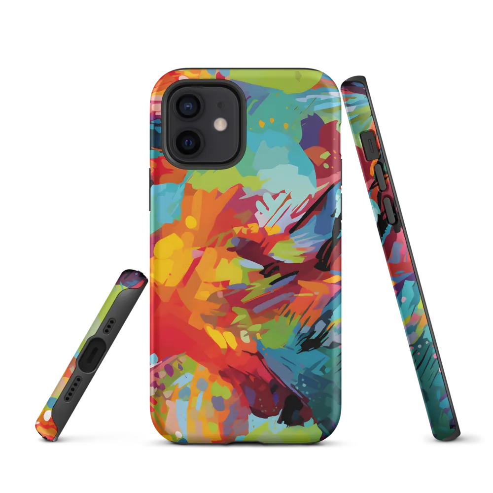 Colorful Lizard: An Abstract Adventure | Phone Case |  12 | Tough Case | Matte
