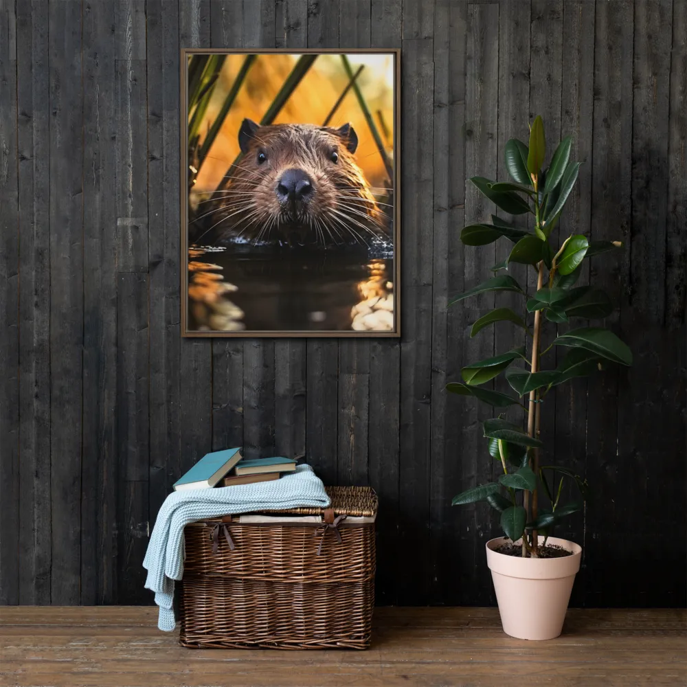 Beaver Serenity: A Natural Portrait