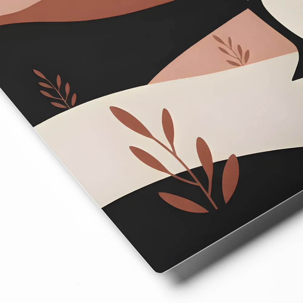 Terracotta Penguin 
 Metal Print | 12″x 12″