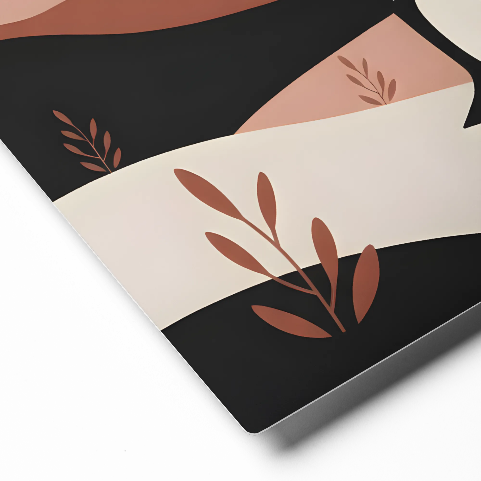 Terracotta Penguin 
 Metal Print | 12″x 12″