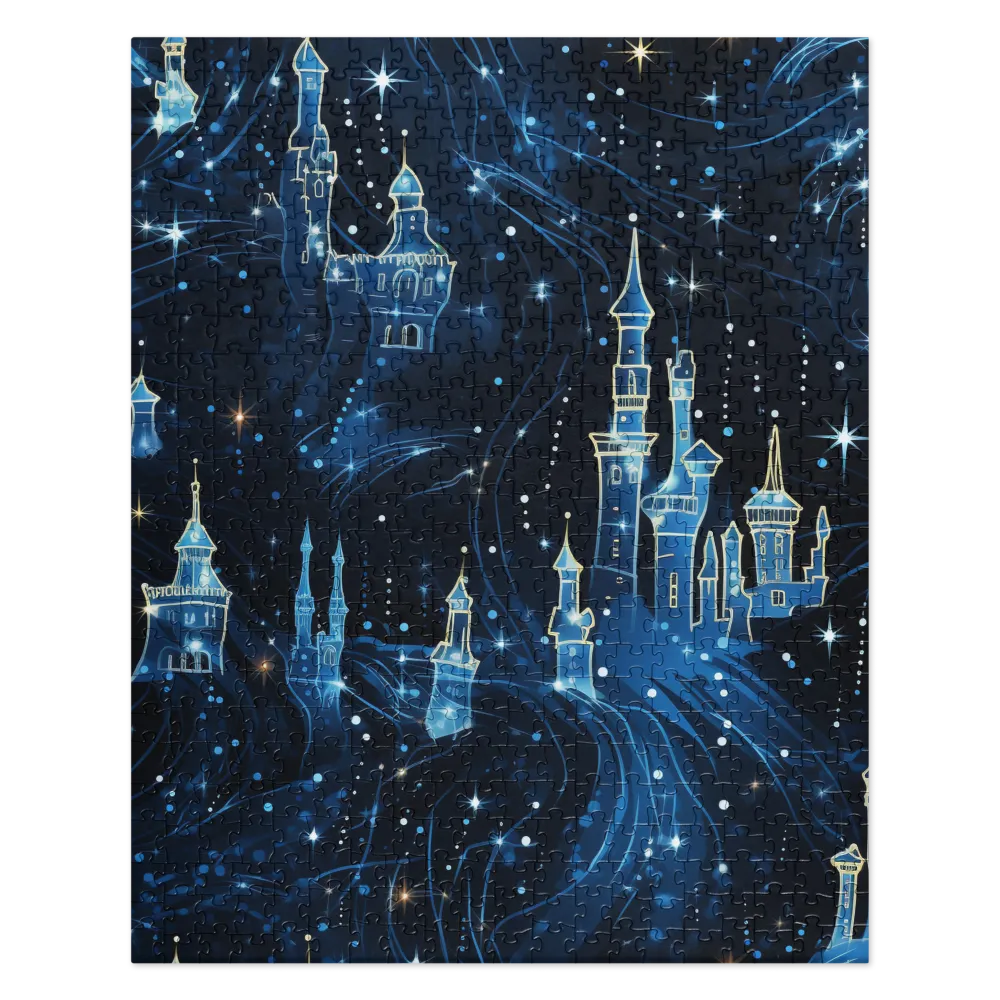 Dreamy Castles in a Starry Sky | Jigsaw Puzzle | 520 pieces