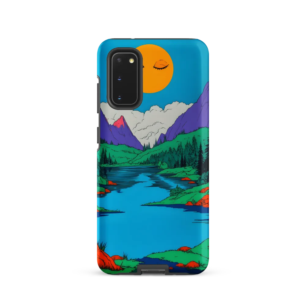 Whimsical Serenity in Vibrant Colors