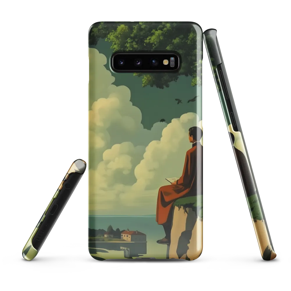 Meditation at the Edge of Serenity | Phone Case |  S10 Plus | Snap Case | Glossy