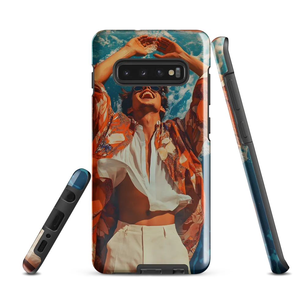 Ebb and Flow of Joy | Phone Case |  S10 Plus | Tough Case | Glossy