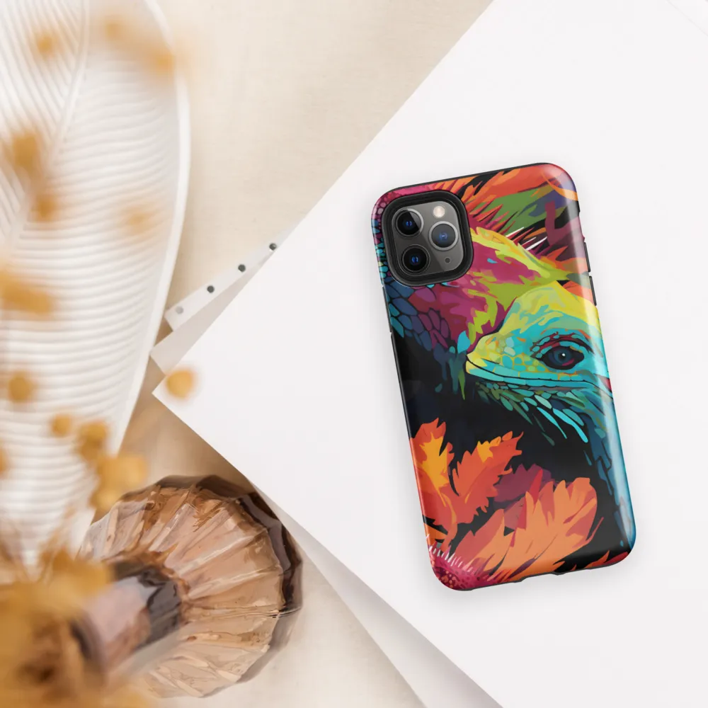 Vibrant Reptilian Harmony | Phone Case |  11 Pro Max | Tough Case | Glossy