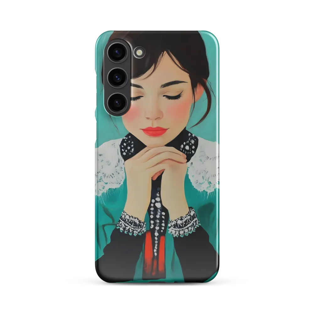 Serenity in Turquoise | Phone Case |  S23 Plus | Snap Case | Glossy
