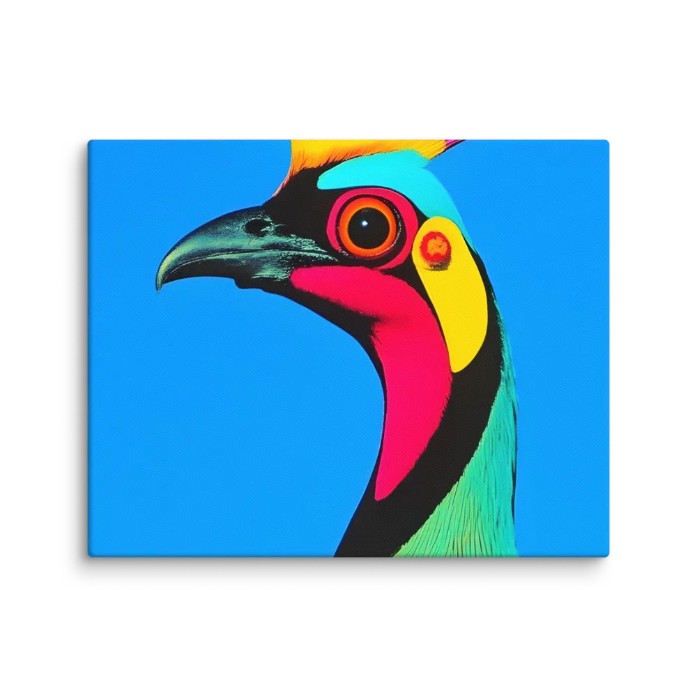Whimsical Avian Portrait | Canvas | 8″×10″