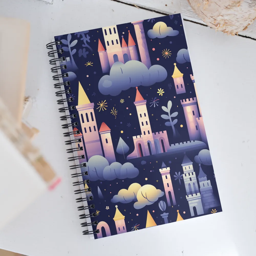 Dreamscape of Castles | Spiral Notebook