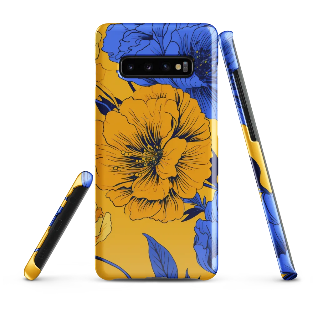 Vibrant Floral Harmony | Phone Case |  S10 Plus | Snap Case | Glossy