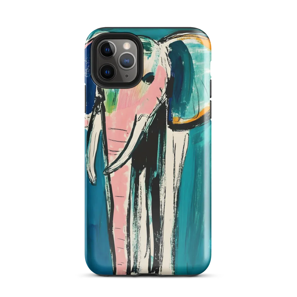 Whimsical Majesty: The Elephant in Color | Phone Case |  11 Pro Max | Tough Case | Glossy