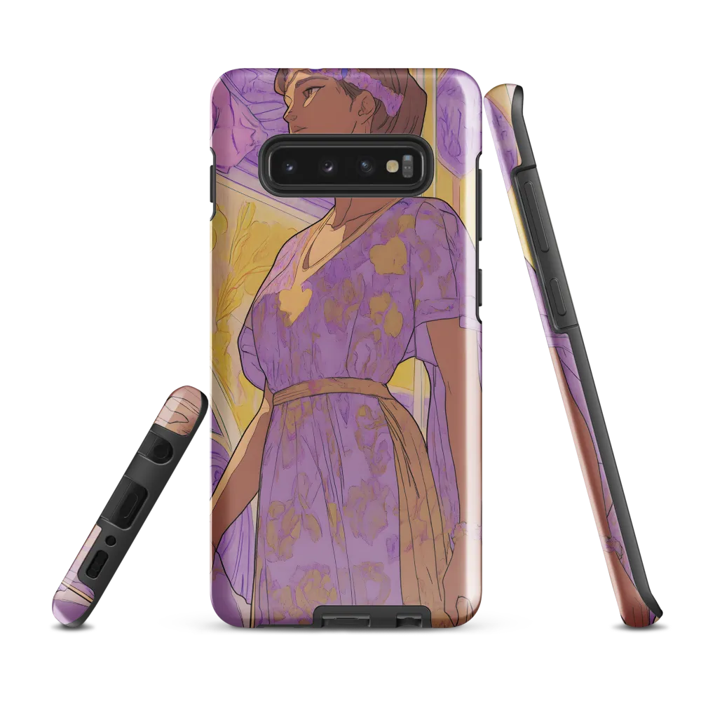 Elegance in Floral Harmony | Phone Case |  S10 Plus | Tough Case | Glossy