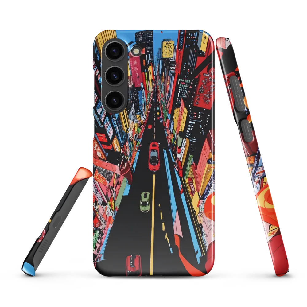 Urban Symphony: A Bird's-Eye View of Life | Phone Case |  S23 Plus | Snap Case | Glossy