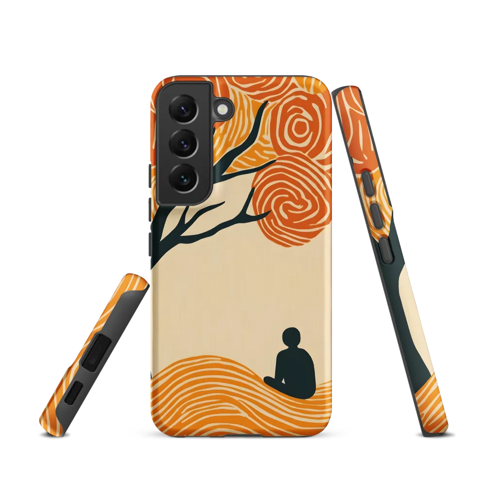 Silent Reflections under Swirling Leaves | Phone Case |  S22 | Tough Case | Matte