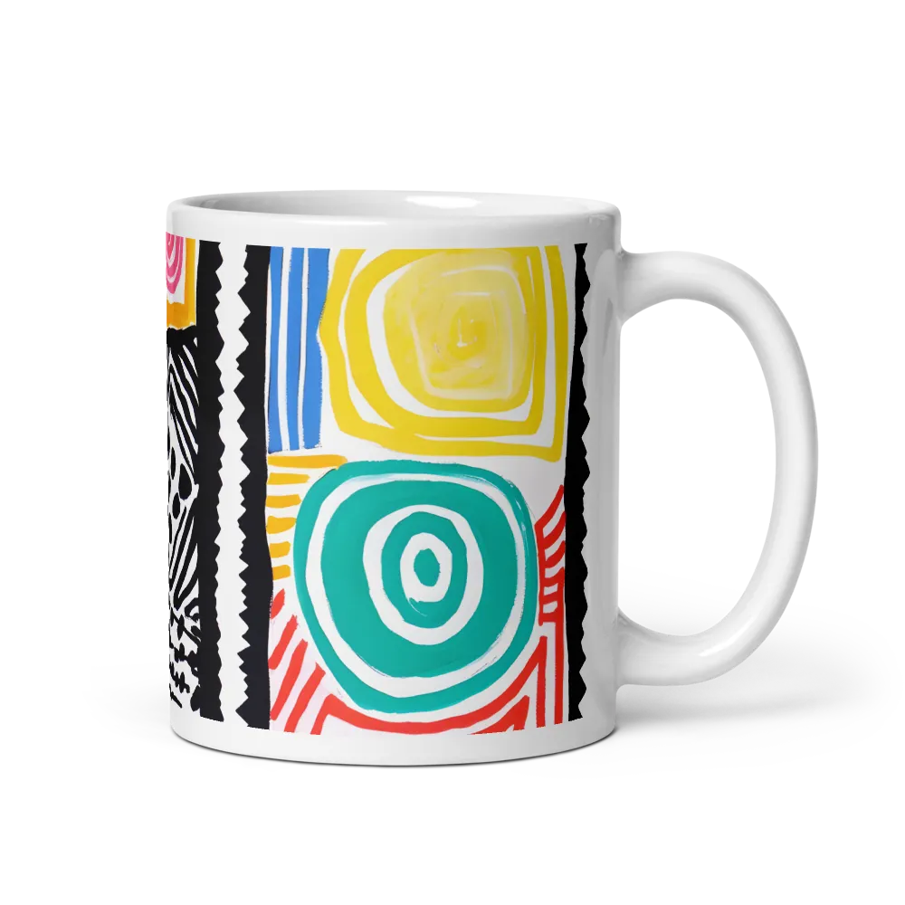 Rhythms of Color and Form | Mug with White inside | 11 oz