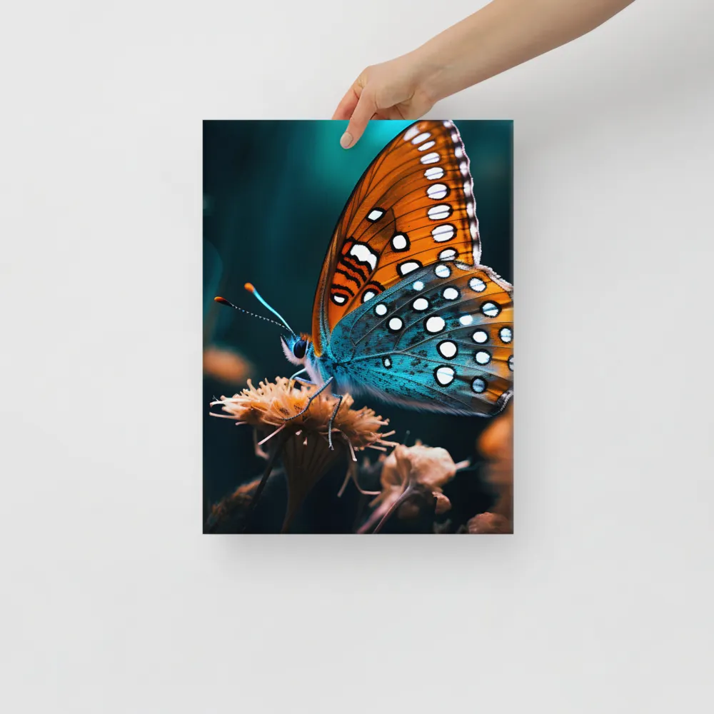 Whispers of Color: The Butterfly's Embrace