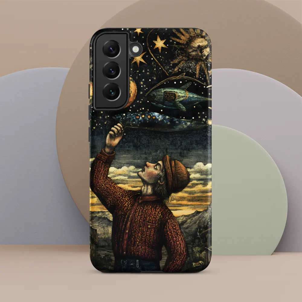 Cosmic Curiosity: A Journey Beyond Earth | Phone Case |  S22 Plus | Tough Case | Matte