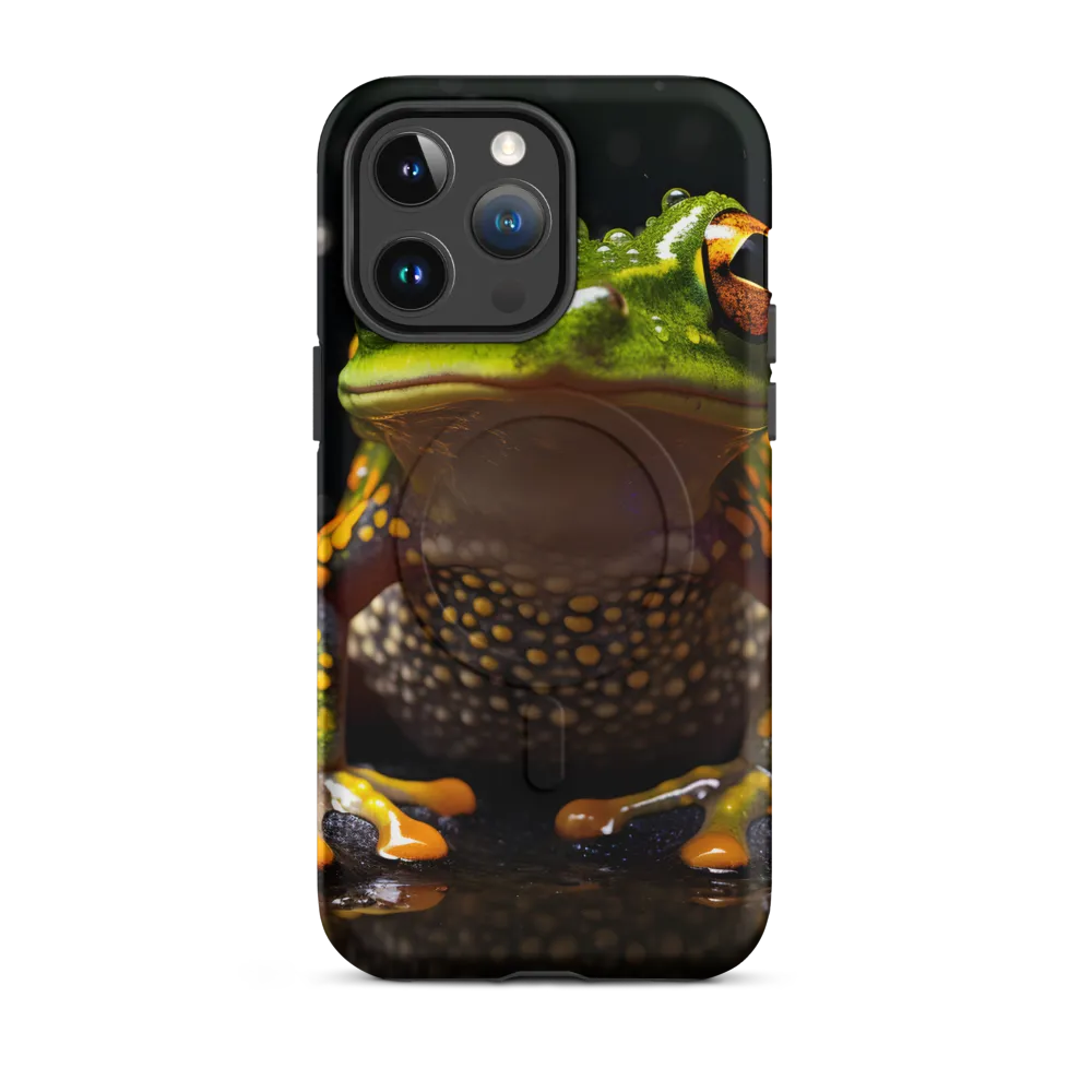 Emerald Elegance: The Frog in Focus