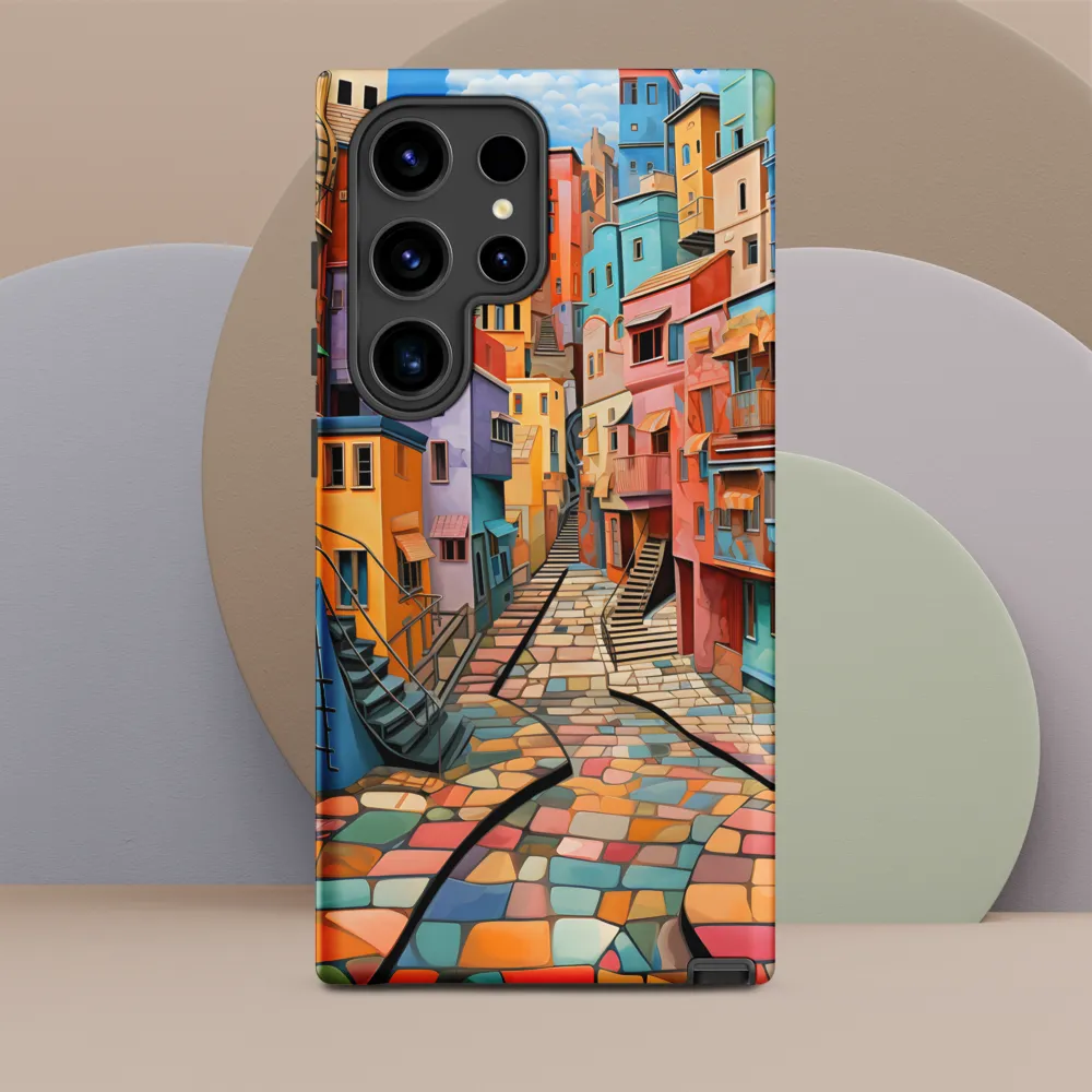 Vibrant Cityscape: A Kaleidoscope of Colors