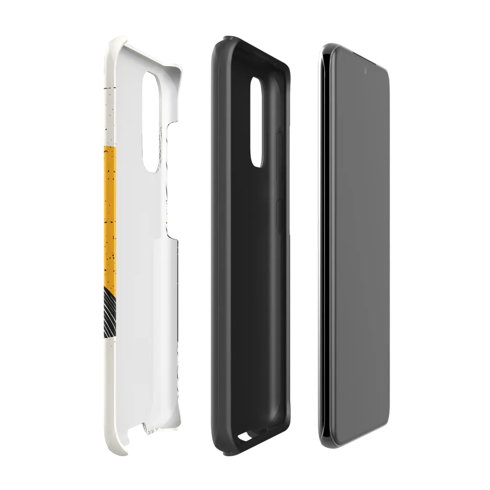 Dynamic Harmony in Black and Yellow