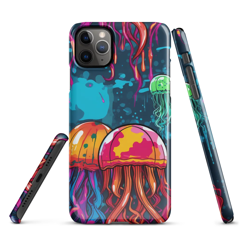 Underwater Symphony of Jellyfish | Phone Case |  11 Pro Max | Snap Case | Glossy