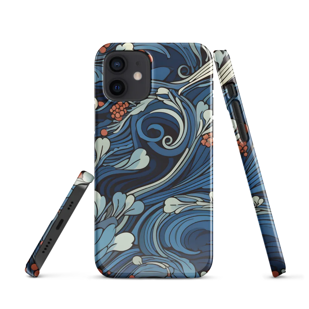 Nature's Elegance: An Oceanic Tapestry | Phone Case |  12 | Snap Case | Glossy