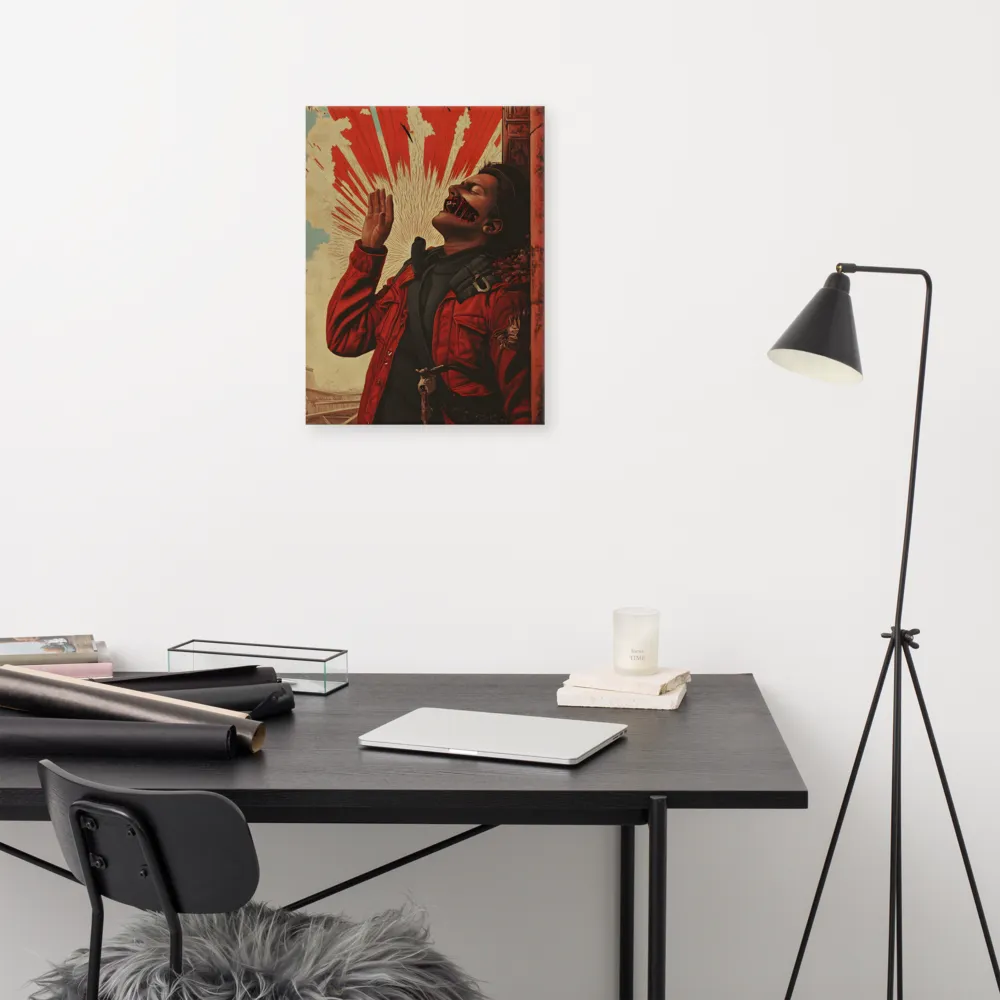 Defiant Echoes of Ruin | Canvas | 18″×24″