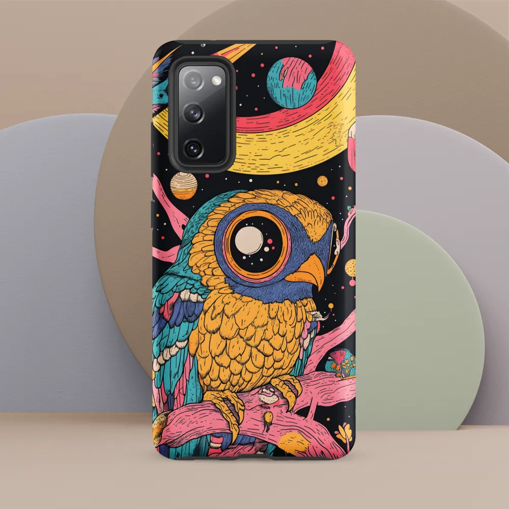 Whimsical Cosmic Owl