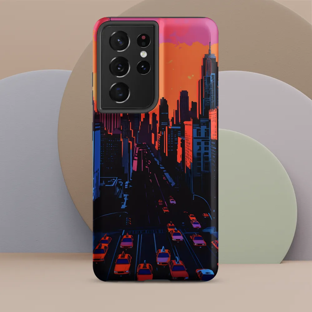 Sunset Over Skyscrapers