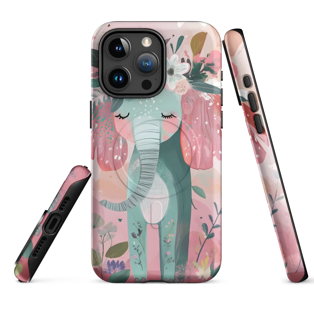 Whimsical Elephant in Bloom
