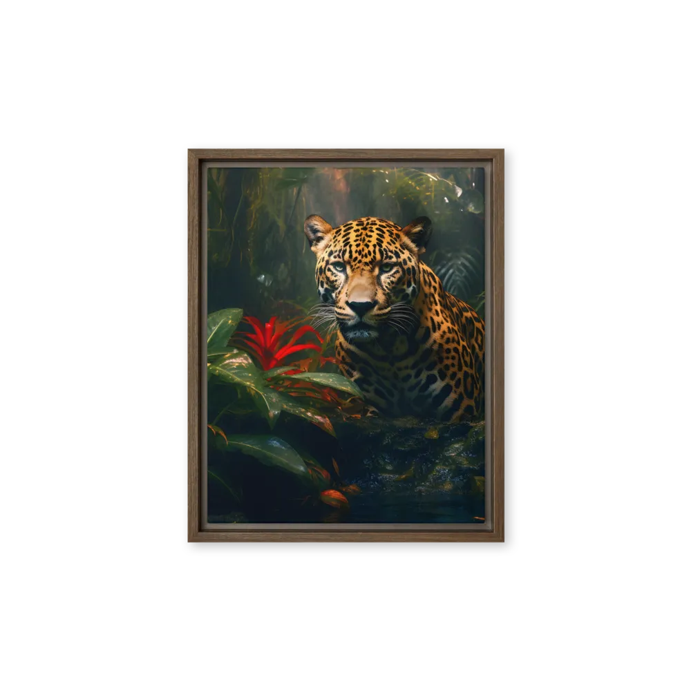 Echoes of the Wild | Canvas with Brown Frame | 11″×14″