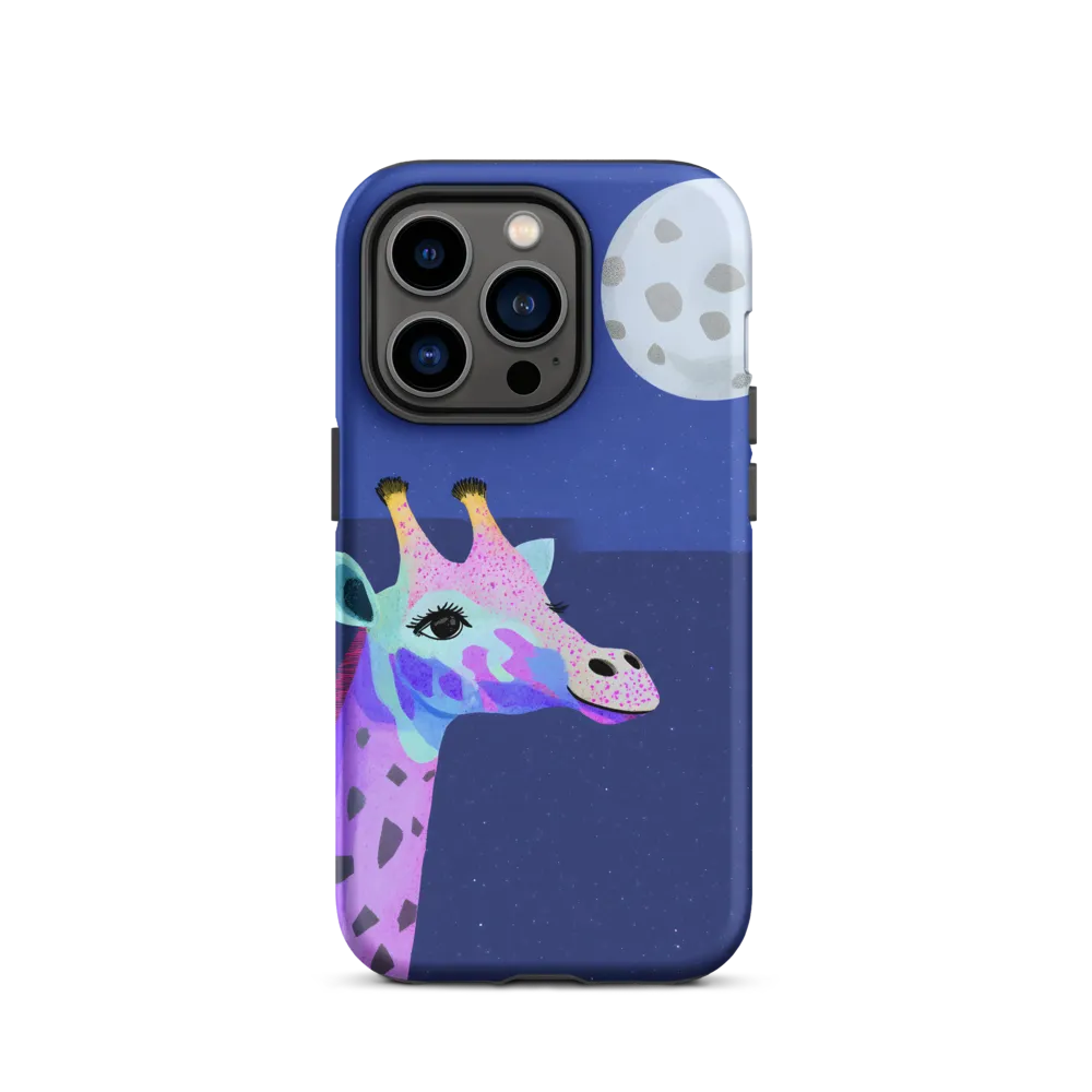 Whimsical Giraffe Under the Stars