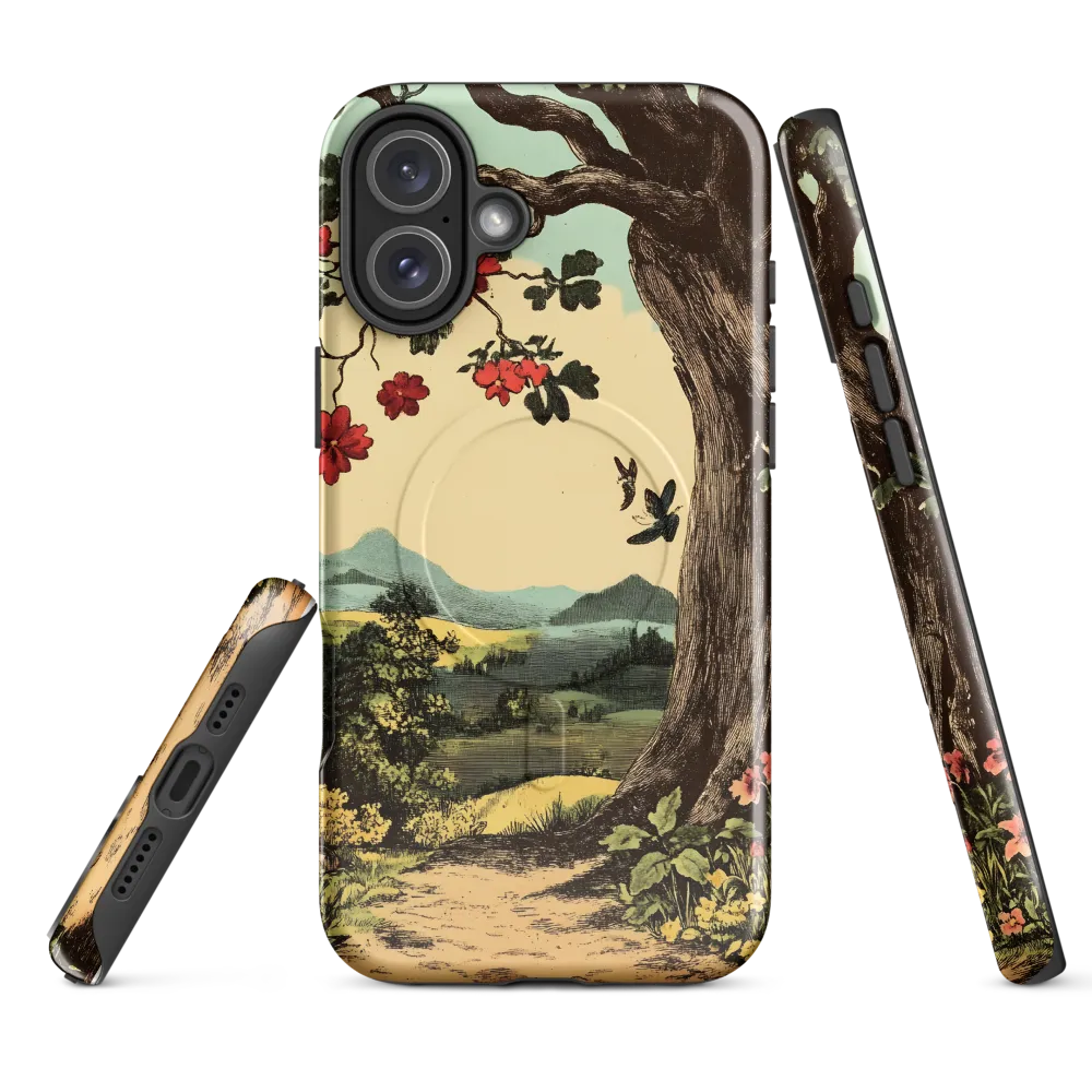 Whispers of a Vintage Landscape | Phone Case |  16 Plus | MagSafe® Tough Case | Glossy