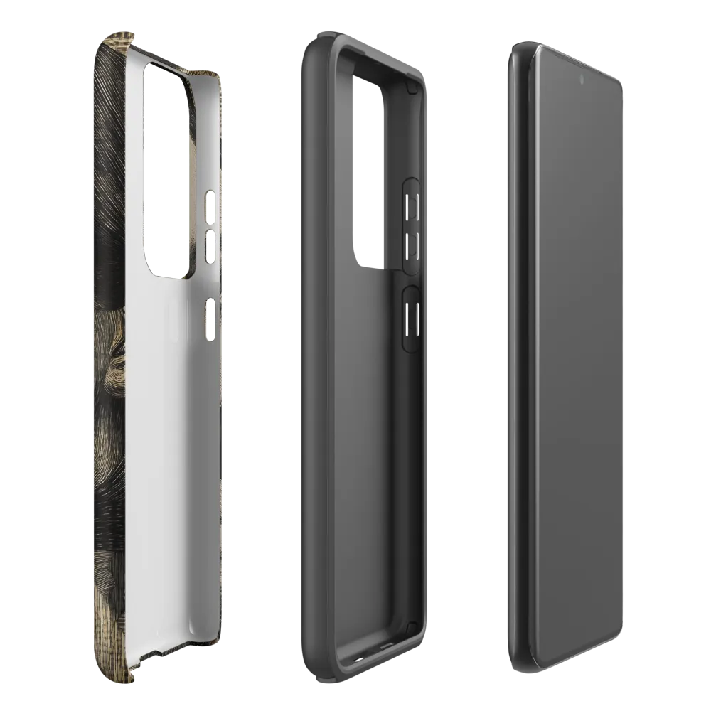 Contemplative Reflection | Phone Case |  S21 Ultra | Tough Case | Matte