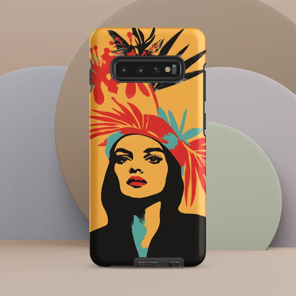 Tropical Elegance | Phone Case |  S10 Plus | Tough Case | Matte