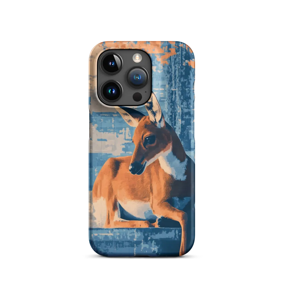 Serenity in Color: The Reclining Deer | Phone Case |  15 Pro | Snap Case | Matte