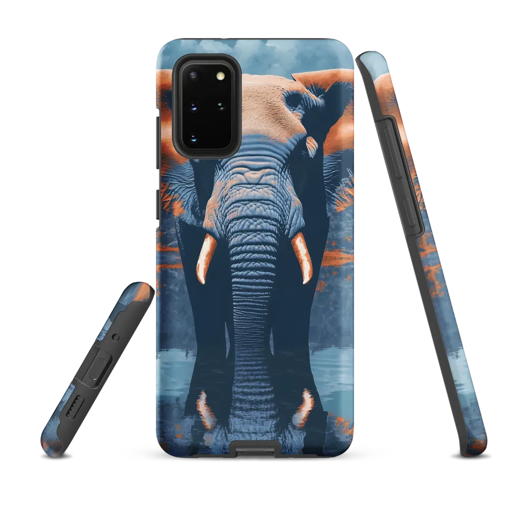 Majestic Reflection: The Elephant's Serenade