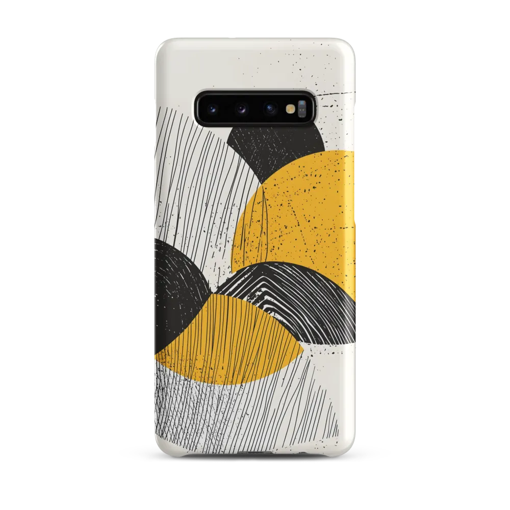 Dynamic Harmony in Black and Yellow