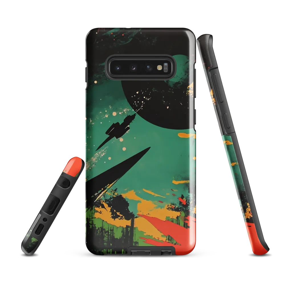 Journey Through the Cosmic Canvas | Phone Case |  S10 Plus | Tough Case | Glossy