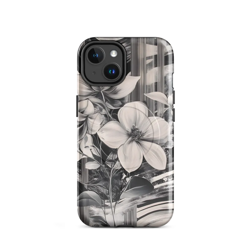 Ethereal Bloom: A Dance of Monochromes