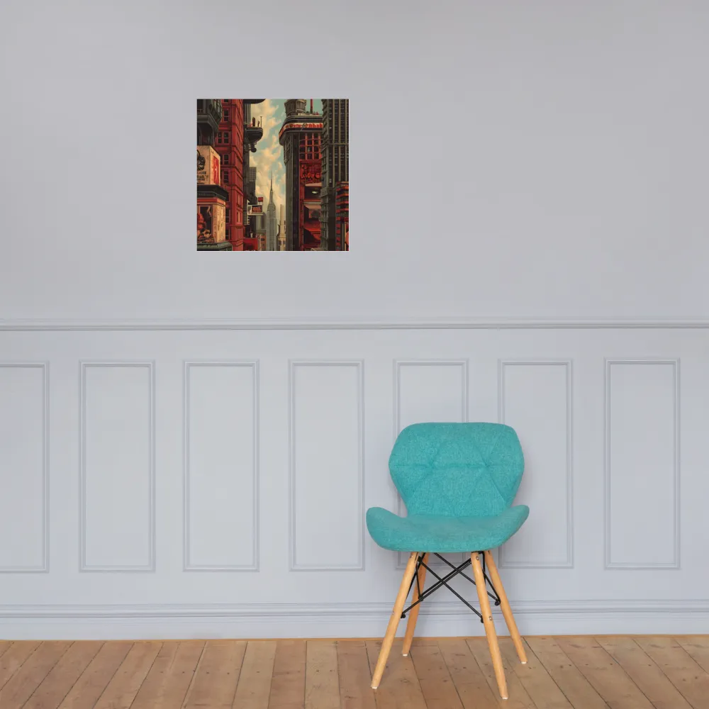 A Glimpse of Tomorrow: Urban Ambition | Poster | 18″×18″