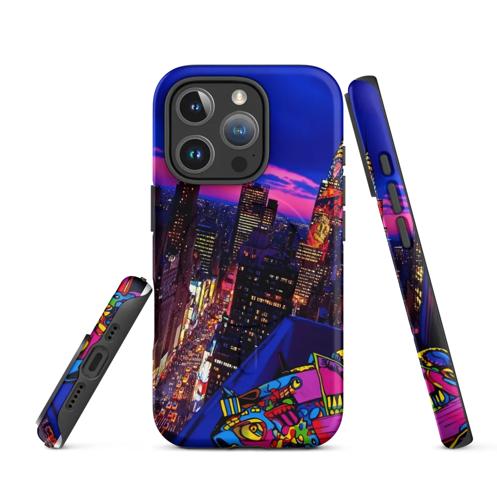 Neon Twilight: A City in Vibrance