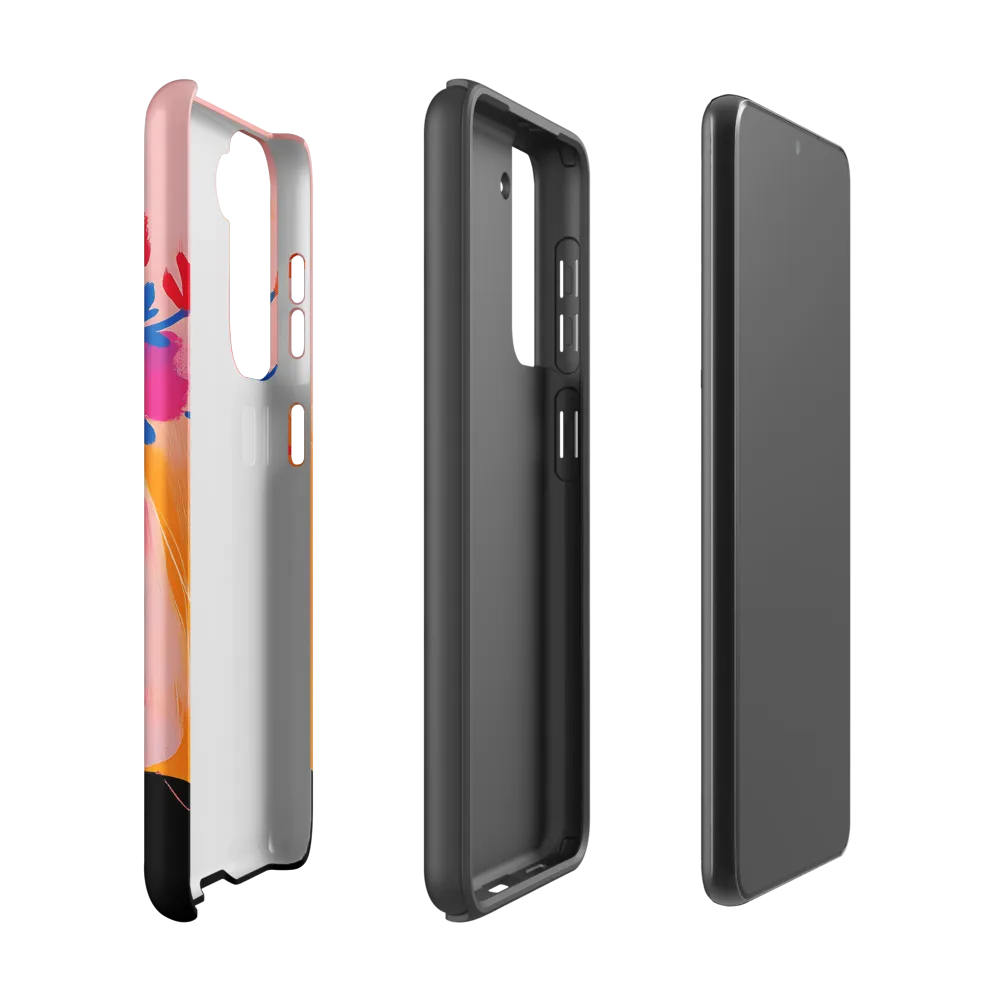 Floral Serenity | Phone Case |  S21 | Tough Case | Matte