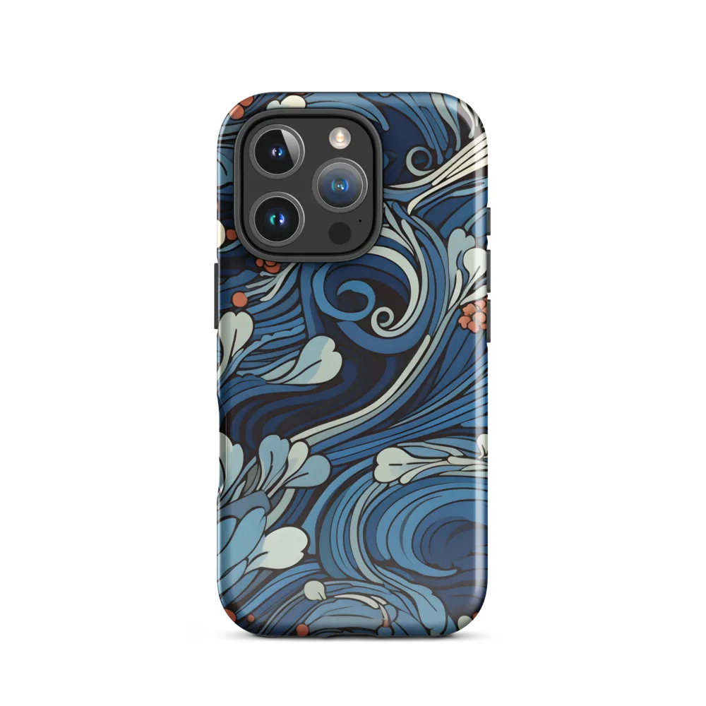 Nature's Elegance: An Oceanic Tapestry | Phone Case |  16 Pro | Tough Case | Glossy