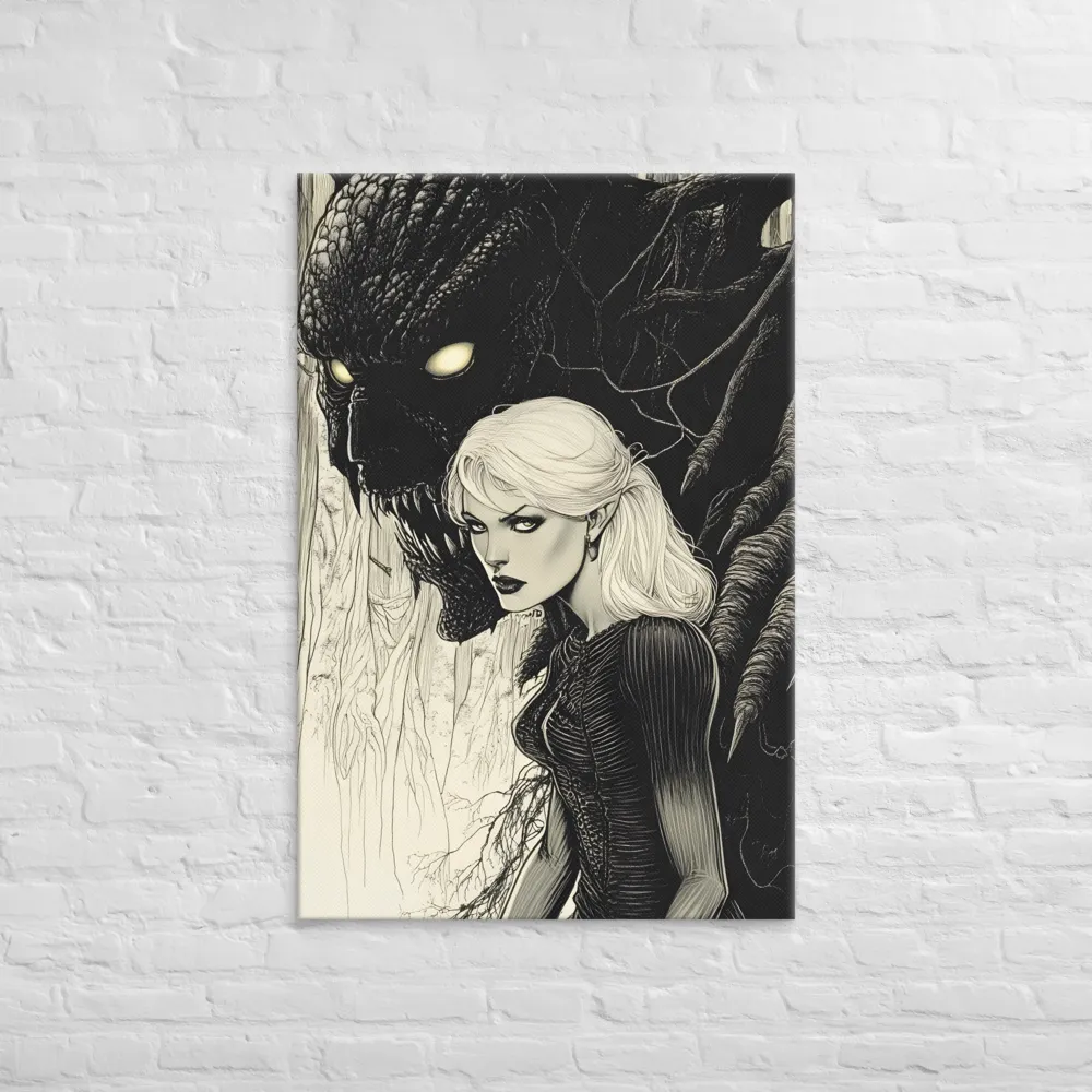 Confrontation in Shadows | Art Print