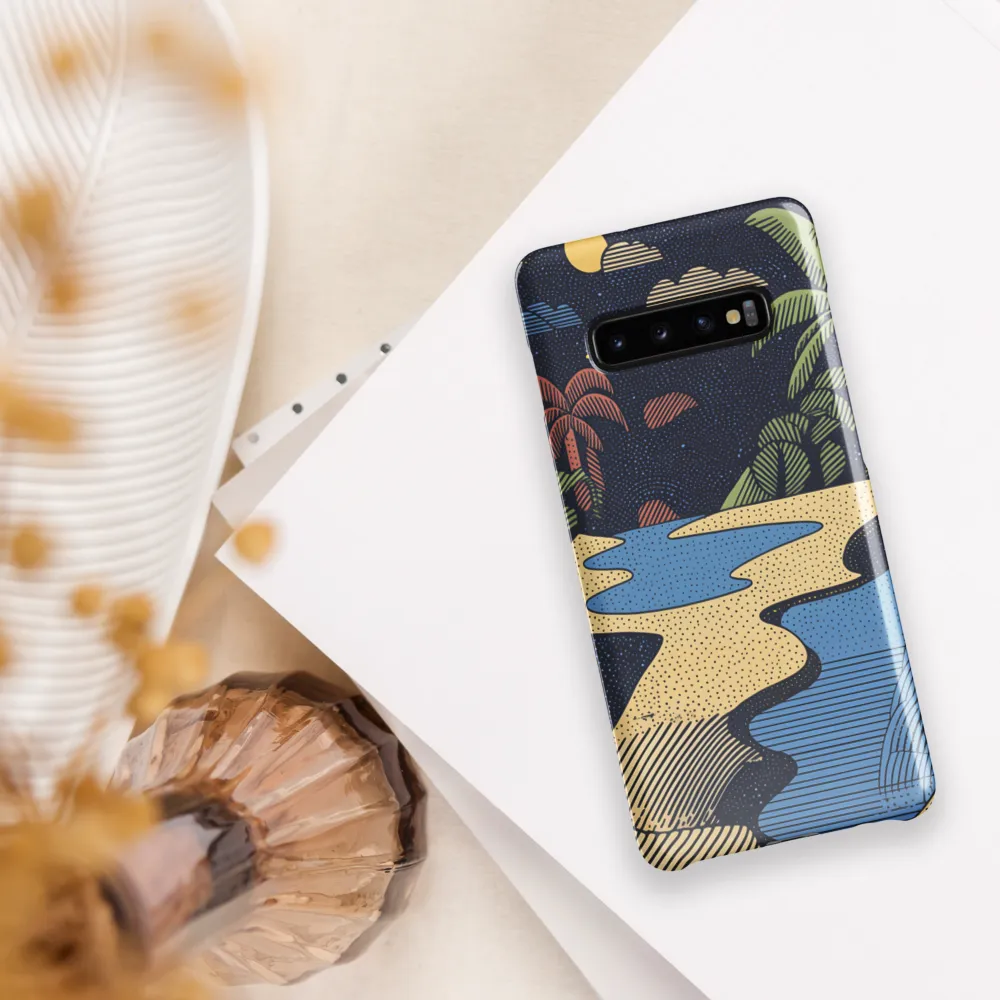 Whimsical Nightscape | Phone Case |  S10 Plus | Snap Case | Glossy