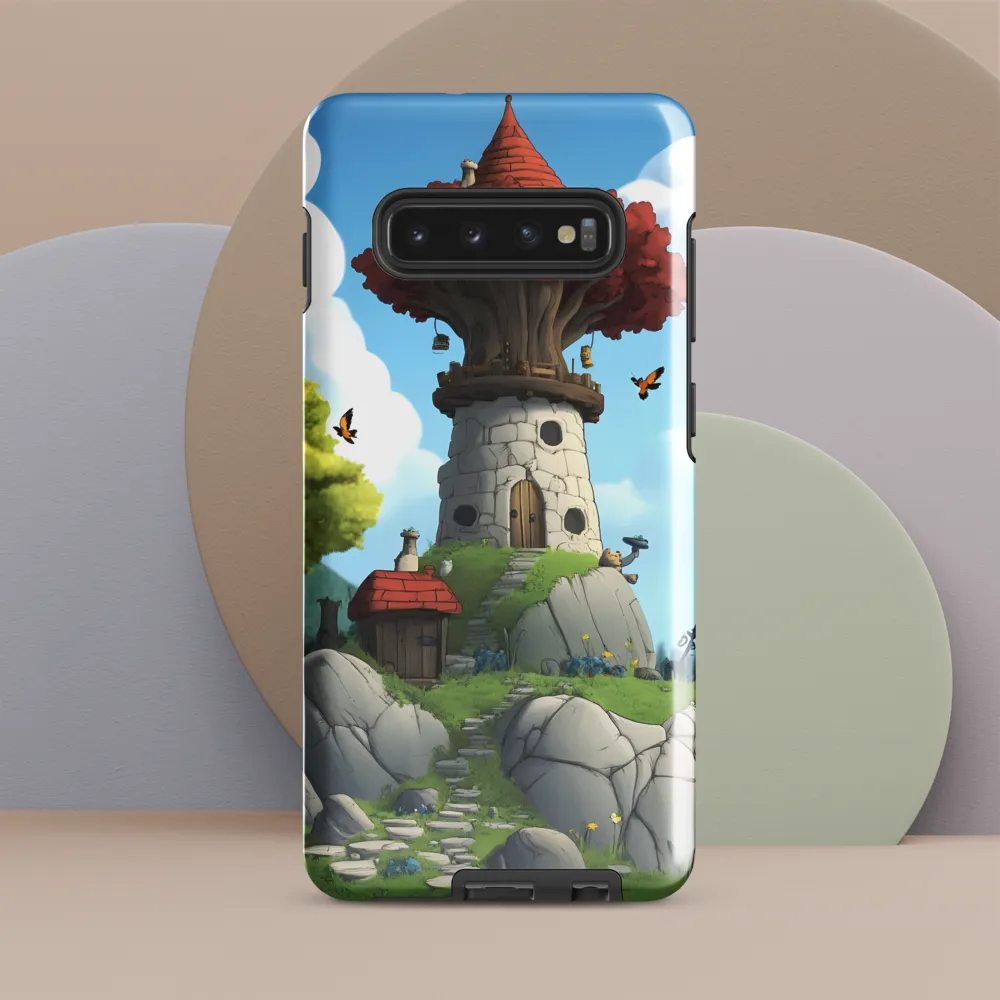 Enchanted Tower of Whimsy | Phone Case |  S10 Plus | Tough Case | Glossy