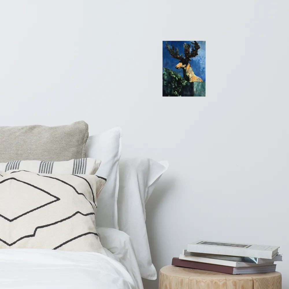 The Majestic Deer in Nature | Poster | 8″×10″