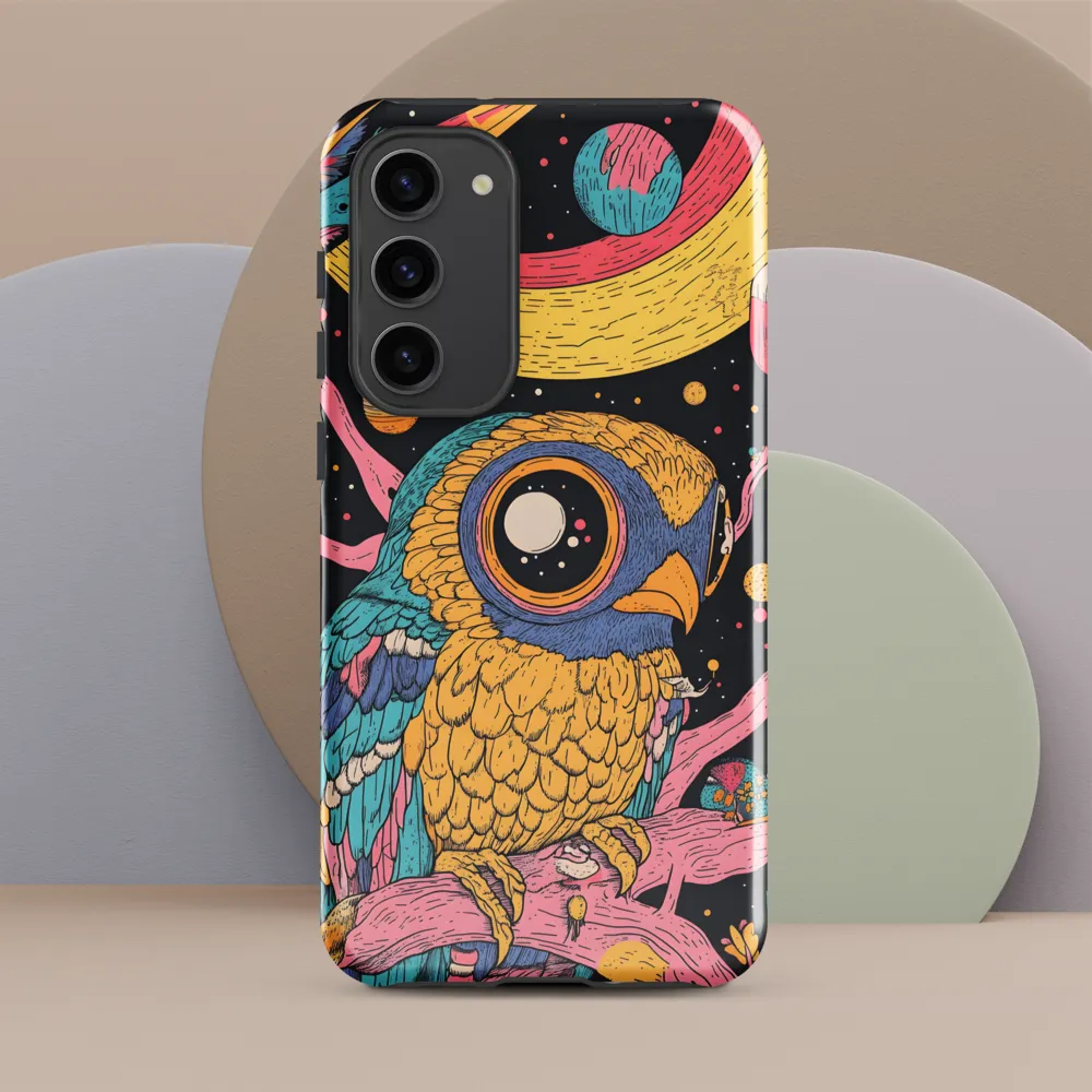 Whimsical Cosmic Owl