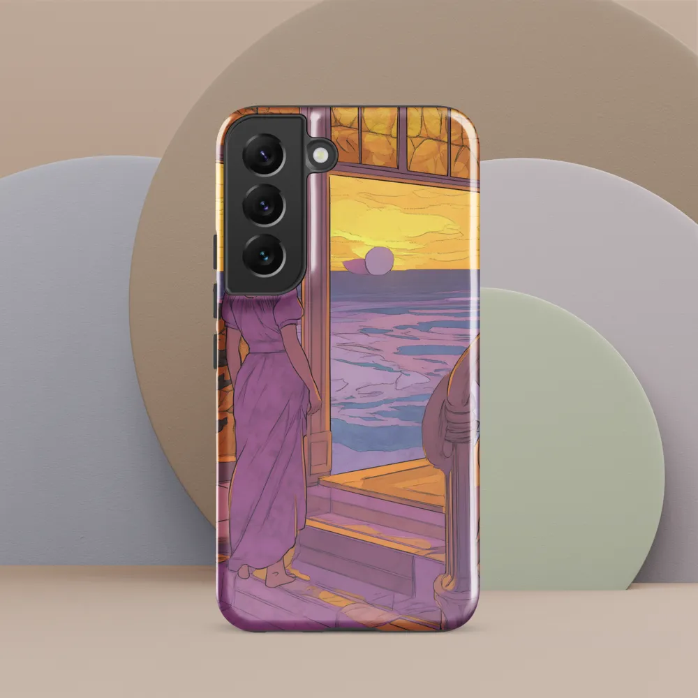 Whispers of the Sunset | Phone Case |  S22 | Tough Case | Glossy